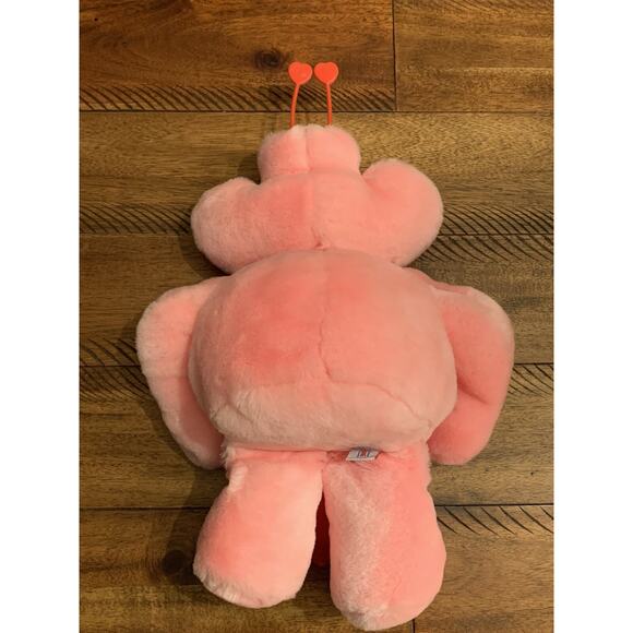 Vintage 1980s Heartline Snuggables Pink Love Bug Beastie, Valentines Day, Read - Picture 12 of 14